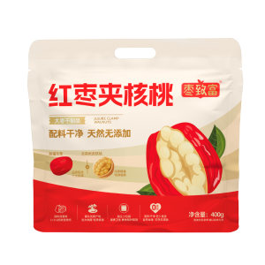 
Jujube rich red dates sandwich walnut kernels Xinjiang specialty red dates individually packaged 400g pregnant women and children food supplement snacks