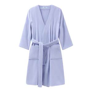 
uchino pure cotton full cotton star wool bathrobe soft absorbent bathrobe comfortable pajamas pajamas home women's