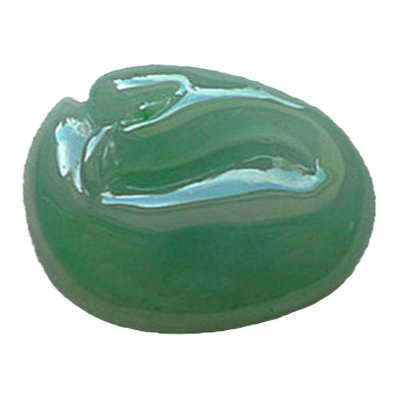 Bague En Jade Naturel (Jadéite) – Argent 925, Taille 56 – Porte-bonheur