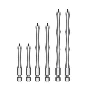 Baolian cross screwdriver head with strong magnetic S2 high hardness and strong torque electric screwdriver tool, electric drill hexagonal set head