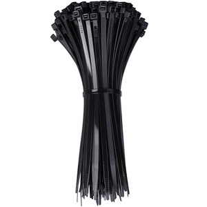 
Self-locking nylon cable tie black high-strength anti-aging cable tie plastic tightener bundling fixing harness line thickened