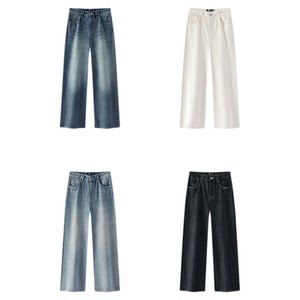
Semir jeans straight-leg pants for women Lyocell wide-leg pants 26 new spring retro Hong Kong style loose floor-length trousers