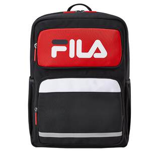 FILA KIDS Feile children's backpack Backpack boys and girls one to sixth grade elementary school student spine lighten reduction schoolbag