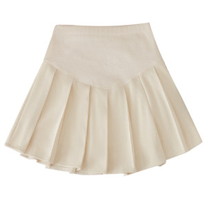 
Maternity skirt 2026 new pregnant women spring belly support skirt spring outer wear pleated skirt spring and autumn maternity skirt