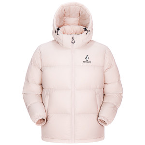 Penguin Snow Puff Light Warm Down Jacket Winter Men's and Women's Thickened Warm Short Stand Collar Windproof Bread Jacket