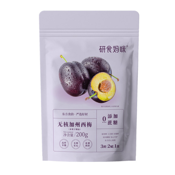 
October crystal grinding Mommy's seedless prunes to relieve pregnant women's snacks without added sucrose and dried fruit for morning sickness