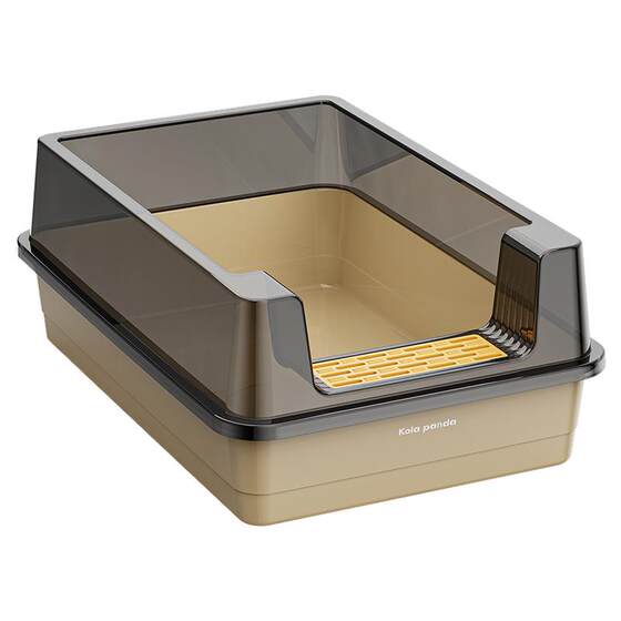Square cat litter box extra large anti-splash Big Mac extra large anti-bring out semi-enclosed cat litter box cat toilet