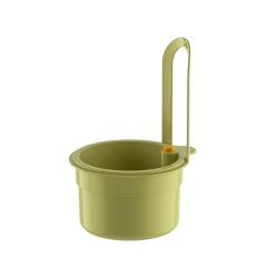 Sink hanging basket can store large-capacity push-open bottom cover