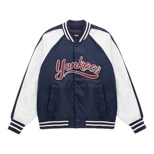 
MLB official KARINA same style women's trendy contrasting color quilted baseball jacket 25 autumn and winter new style JPB09