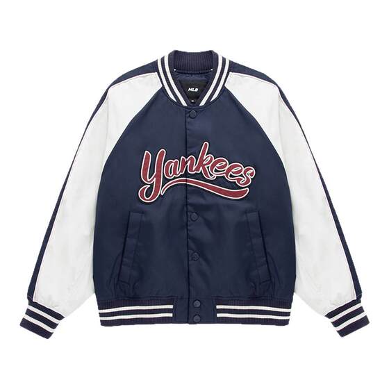 
MLB official KARINA same style women's trendy contrasting color quilted baseball jacket JPB09