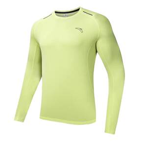ANTA long-sleeved sports t-shirt men's 2026 spring and summer outdoor quick-drying breathable sweat-absorbent training round neck running top