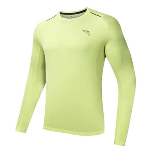 ANTA long-sleeved sports t-shirt men's 2026 spring and summer outdoor quick-drying breathable sweat-absorbent training round neck running top
