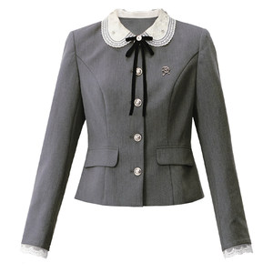 
[Ready stock] Fragile store miu intellectual blazer skirt twisted bottoming shirt three-piece suit