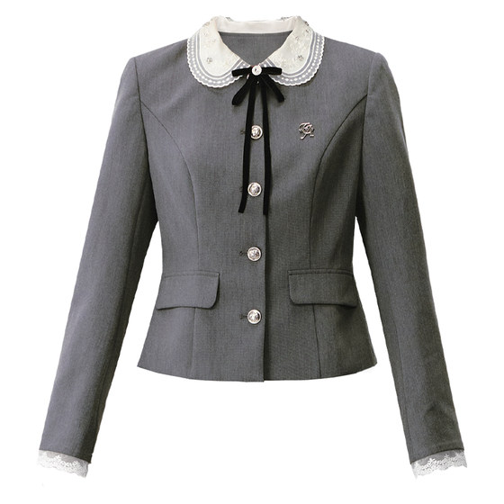 
[Ready stock] Fragile store miu intellectual blazer skirt twisted bottoming shirt three-piece suit