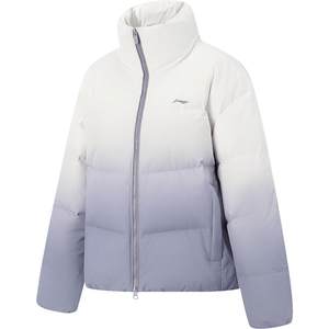 
Li Ning Hot Pot Down Jacket丨Women's Winter 2025 New Duck Down Top Short Warm Clothes Stand Collar Jacket