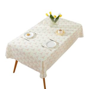 Coffee table cloth washable waterproof oil-proof lace PVC dining table cloth Nordic table mat desk ins student fabric