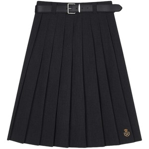 
TeenieWeenie Bear Women's Skirt 2025 Autumn New Intellectual Style Mid-Length Pleated Skirt
