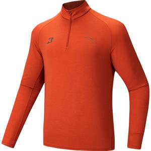 
ANTA Wool T丨Merino Wool Running Long Sleeve T-Shirt Men's New Half-Zip Top 152615401
