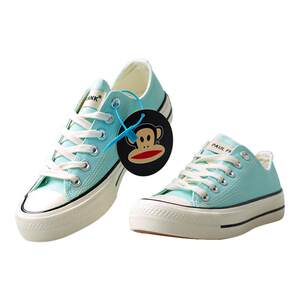 
Big Mouth Monkey Authentic 2025 Summer New Low-top Versatile Casual Canvas Shoes Breathable Flat Green Sneakers for Men and Women