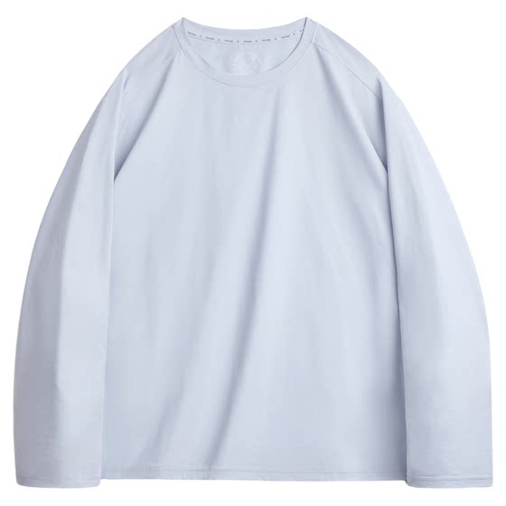 Maden workwear American casual 7A antibacterial quick-drying long-sleeved T-shirt cool breathable top round neck bottoming shirt men's spring
