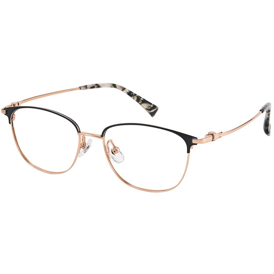 
Ultra-light pure titanium eyebrow line half-frame glasses for myopic women online with prescription anti-blue light and no makeup high-end eye frames