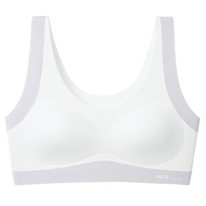 
[Girl's Bra] Aimei flower buds with markless modal unrestrained breast pad thin vest style underwear