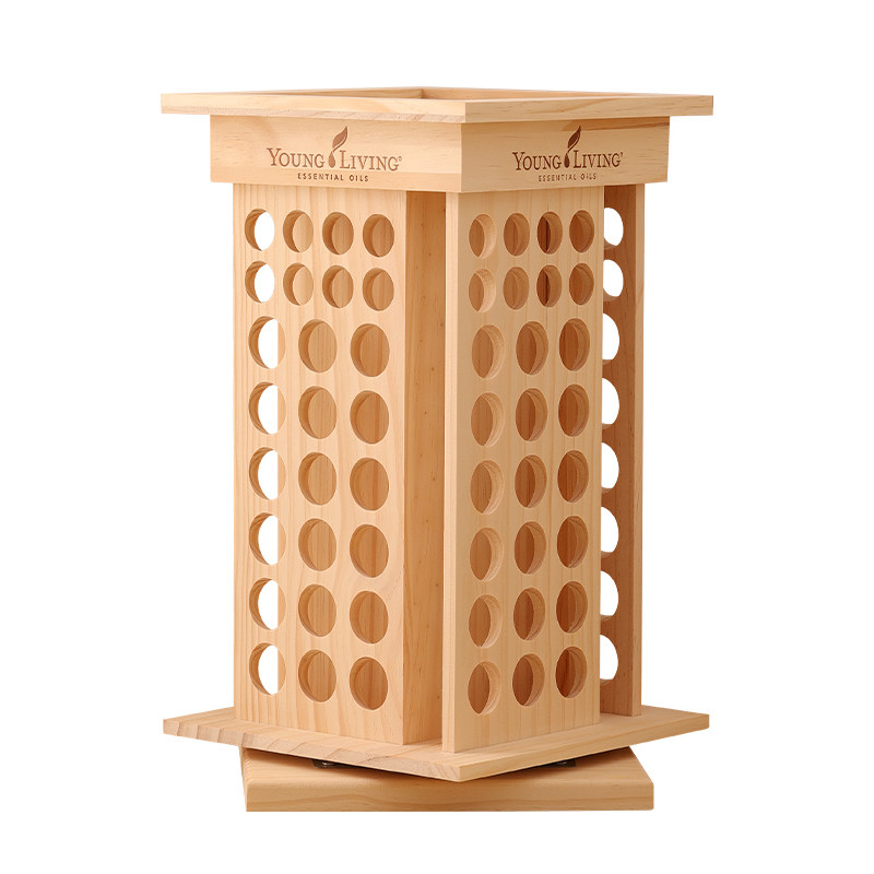 Holz Regal Für ätherische Öle - 3-stufig Für 72 Flaschen