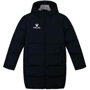 KELME Kalme Children's Sports Cotton Coat for Men's and Women's Football Training Warm Cotton Coat for Primary School Students Mid length Cotton Coat