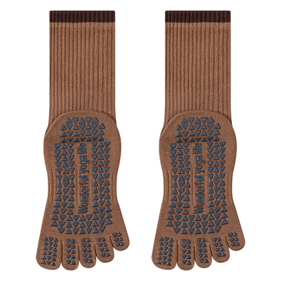 
Five-finger yoga socks non-slip professional women's 2025 new autumn and winter Pilates training indoor sports special split toe