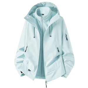 
Scarecrow Moonlight Blue Jacket Women's 2026 New Autumn and Winter Three-in-One Outdoor Windproof and Waterproof Mountaineering Jacket