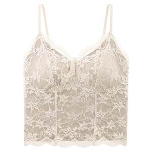 
Spring and summer camisole women's 2026 new lace top can be worn outside with breast pads, sweet and spicy inside, beautiful back base