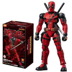 
Brooke Brick Man Deadpool Assembled Hand Model Super Action Figure Marvel Hero Toy as a Gift for Boys
