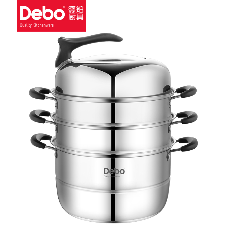 Debo 德铂 DEP-DZ509 蒸锅(28cm、4层、304不锈钢)