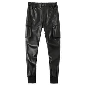 
Men's leather pants men's riding motorcycle work clothes for winter 2025 new warm plus velvet waterproof fur integrated