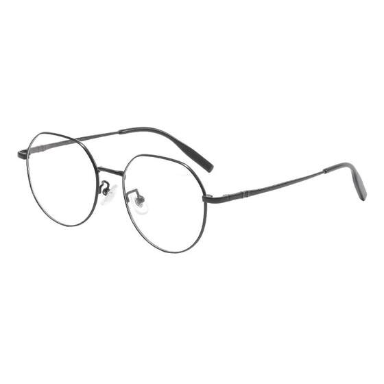 
Pure titanium glasses for myopia women can be equipped with a high number astigmatism anti-blue light young round frame face repair mirror Danyang eye frame