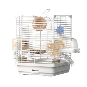 
Pet Shangtian Bird Cage Parrot Cage Large Tiger Skin Peony Special Small Cage Home Splash-proof Take-out Cage Villa