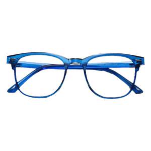 TR90 blue glasses frame men and women tide big face light frames are thin and can be matched with close -up lens full -frame glasses frame light
