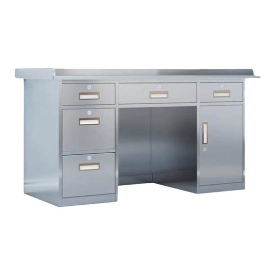 
304 stainless steel thickened office desk workshop workbench with drawers medical laboratory operation table computer desk