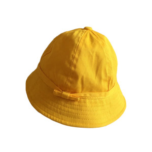 Japanese Cherry Maruko Kindergarten Safety Children Parent-Child Small Yellow Hat Student Fisherman Hat Baby Sun Hat