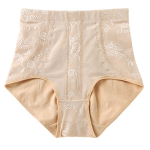 
Abdominal underwear for women pure cotton mid-waist, small belly, hip lift, shaping waist tight waist tight waist without curling large size