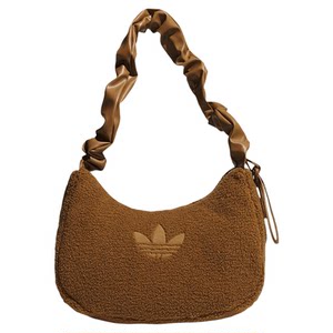 
adidas Adidas clover winter women's crossbody bag imitation sherpa sports shoulder bag KT0858