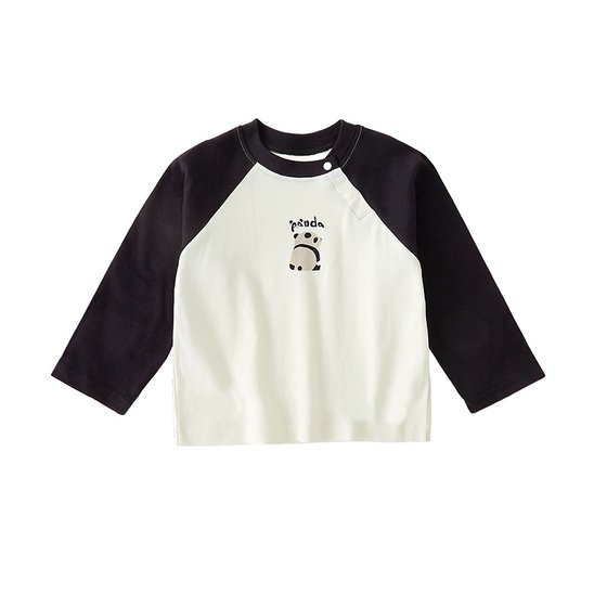 
Boys T-shirt long sleeve 2026 new children's pure cotton thin inner layering shirt spring and autumn baby tops spring clothing