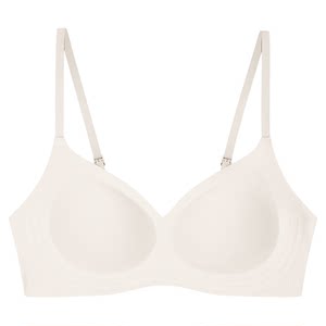 
Ubras underwear women's invisible seamless soft support bra liquid foundation comfortable push-up thin no steel ring to close the secondary breasts