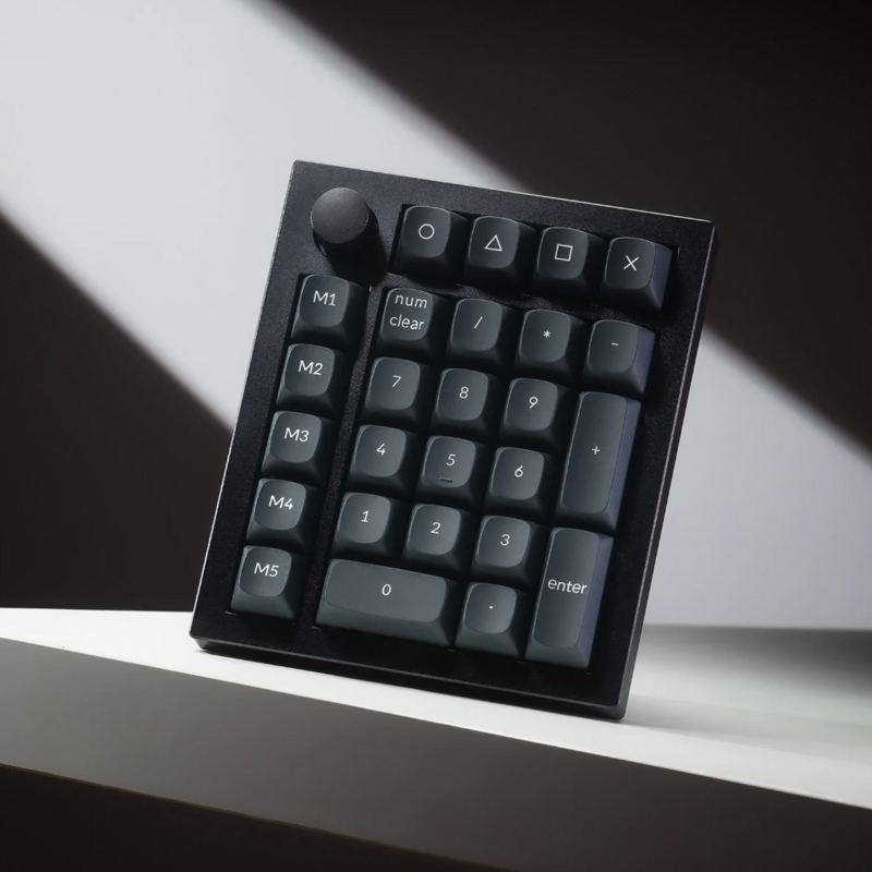Keychron Q0Plus 27键 有线机械键盘 阳极黑 佳达隆G pro-红轴 RGB