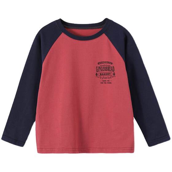 
Duojia boys' long-sleeved T-shirt spring and autumn 2026 new children's spring wear pure cotton bottoming shirt top
