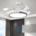 Zhigao invisible fan light домашняя гостиная столовая современная минималистская спальня 2025 новый умный потолочный вентилятор light mini 2