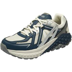 
Skechers summer men's shoes, popular retro splicing casual sports shoes, thick soles, increased height, lightweight and comfortable jogging shoes