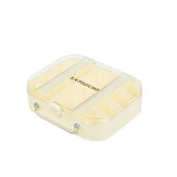 Underwear storage box with compartments for jewelry storage and transparent classification
