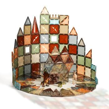 Children's color window magnetic film building block birthday gift toys
