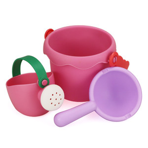 Baby bath toys boys and girls spoon bucket play water small kettle shower set children's beach tools